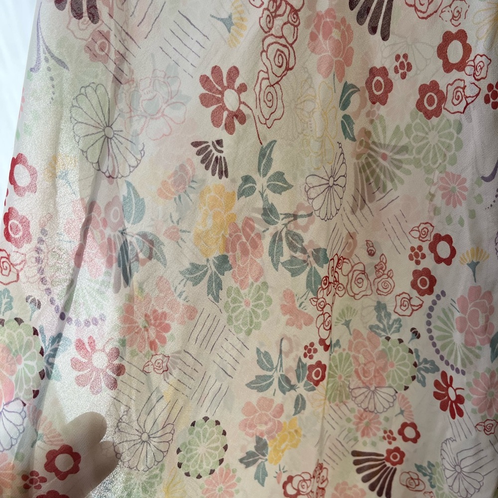 CK Floral Patterned Slip Dress - Picture 6 of 7